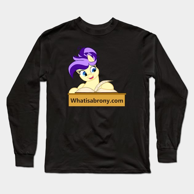 What is a Brony? Book Long Sleeve T-Shirt by LittleshyFiM